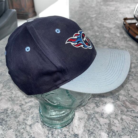 NFL Tennessee Titans Snap Back Adjustable Logo Baseball Hat - Picture 3 of 6